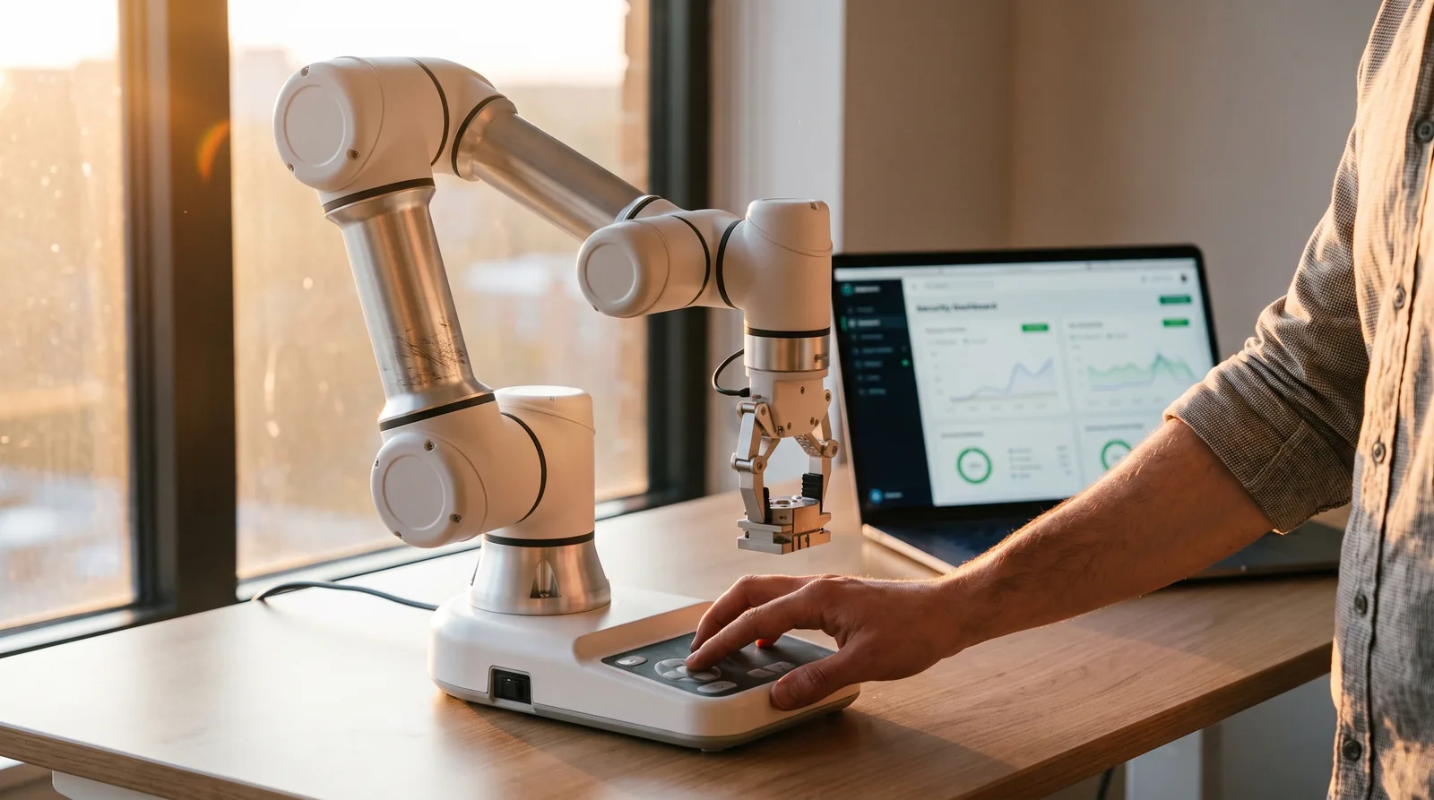 Automated precision monitoring equipment, representing predictive maintenance systems
